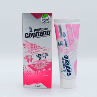 خمیر دندان پاستا دل کاپیتانو مدل Sensitive Teeth حجم 75 میلی لیتر